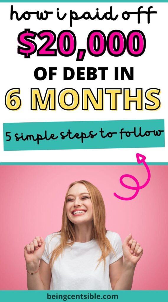 How I Paid Off $20,000 of Debt in 6 Months